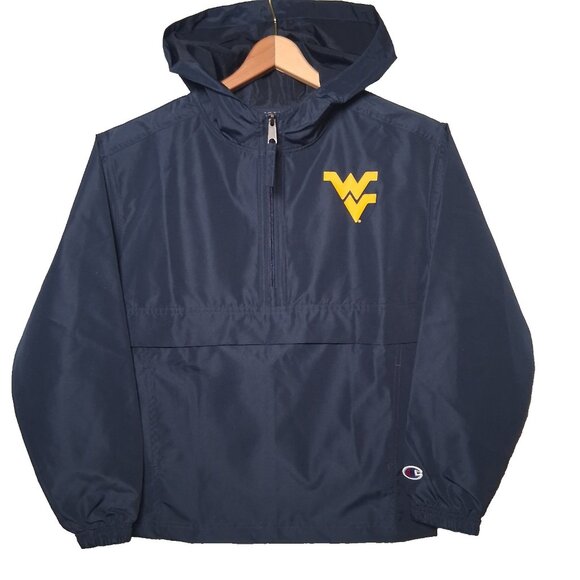 Champion Other - WVU Mountaineers Champion Windbreaker Youth M West Virginia University 1/4 Zip